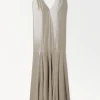 Hot COS ROZSZERZANA METALICZNA SUKIENKA TYPU SLIP DRESS