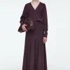 Fashion COS ROZSZERZANA SPÓDNICA MAXI Z MIESZANKI Z WEŁNĄ