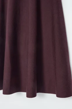 Fashion COS ROZSZERZANA SPÓDNICA MAXI Z MIESZANKI Z WEŁNĄ