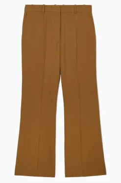 Clearance COS ROZSZERZANE WEŁNIANE SPODNIE – REGULAR FIT