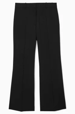 Discount COS ROZSZERZANE WEŁNIANE SPODNIE – REGULAR FIT