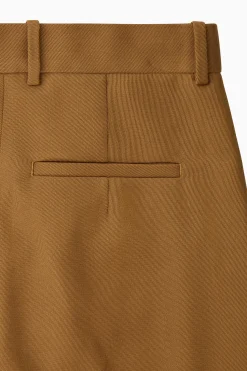 Clearance COS ROZSZERZANE WEŁNIANE SPODNIE – REGULAR FIT