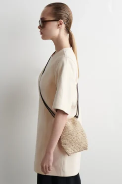 Fashion COS SASZETKA NA TELEFON Z TROCZKAMI Beżowy