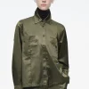 Clearance COS SATYNOWA KOSZULA W STYLU UTILITY – REGULAR FIT