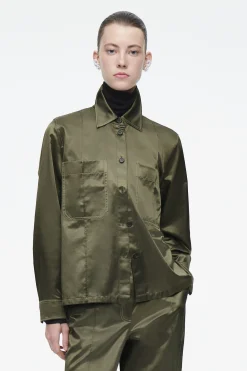 Clearance COS SATYNOWA KOSZULA W STYLU UTILITY – REGULAR FIT