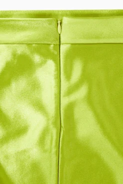 Outlet COS SATYNOWA SPÓDNICA MINI O WYSOKIM POŁYSKU