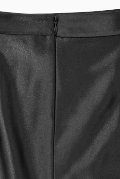 Fashion COS SATYNOWA SPÓDNICA MINI O WYSOKIM POŁYSKU