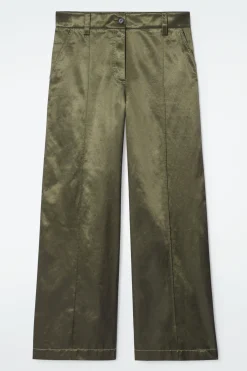 Clearance COS SATYNOWE SPODNIE Z ZASZEWKAMI W STYLU UTILITY