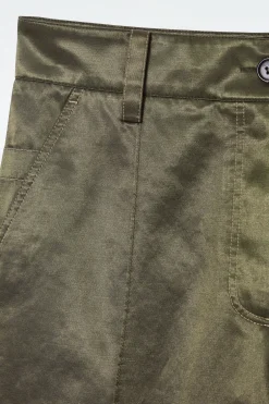 Clearance COS SATYNOWE SPODNIE Z ZASZEWKAMI W STYLU UTILITY