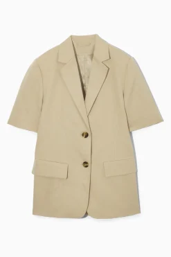 Clearance COS SHORTSLEEVED LINENBLEND BLAZER