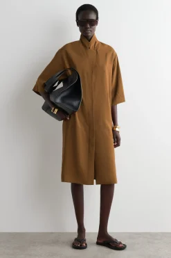 Hot COS SIDEBELT MIDI SHIRT DRESS
