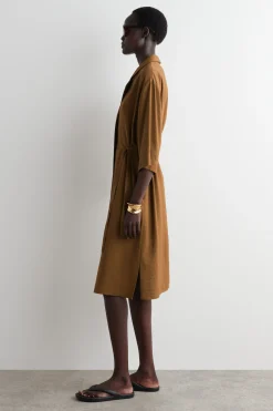 Hot COS SIDEBELT MIDI SHIRT DRESS