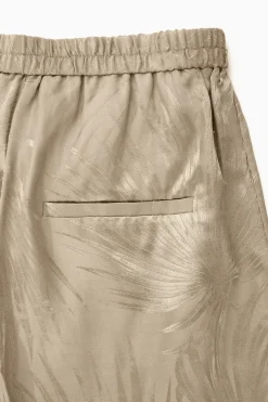 Online COS SILKBLEND JACQUARD SHORTS