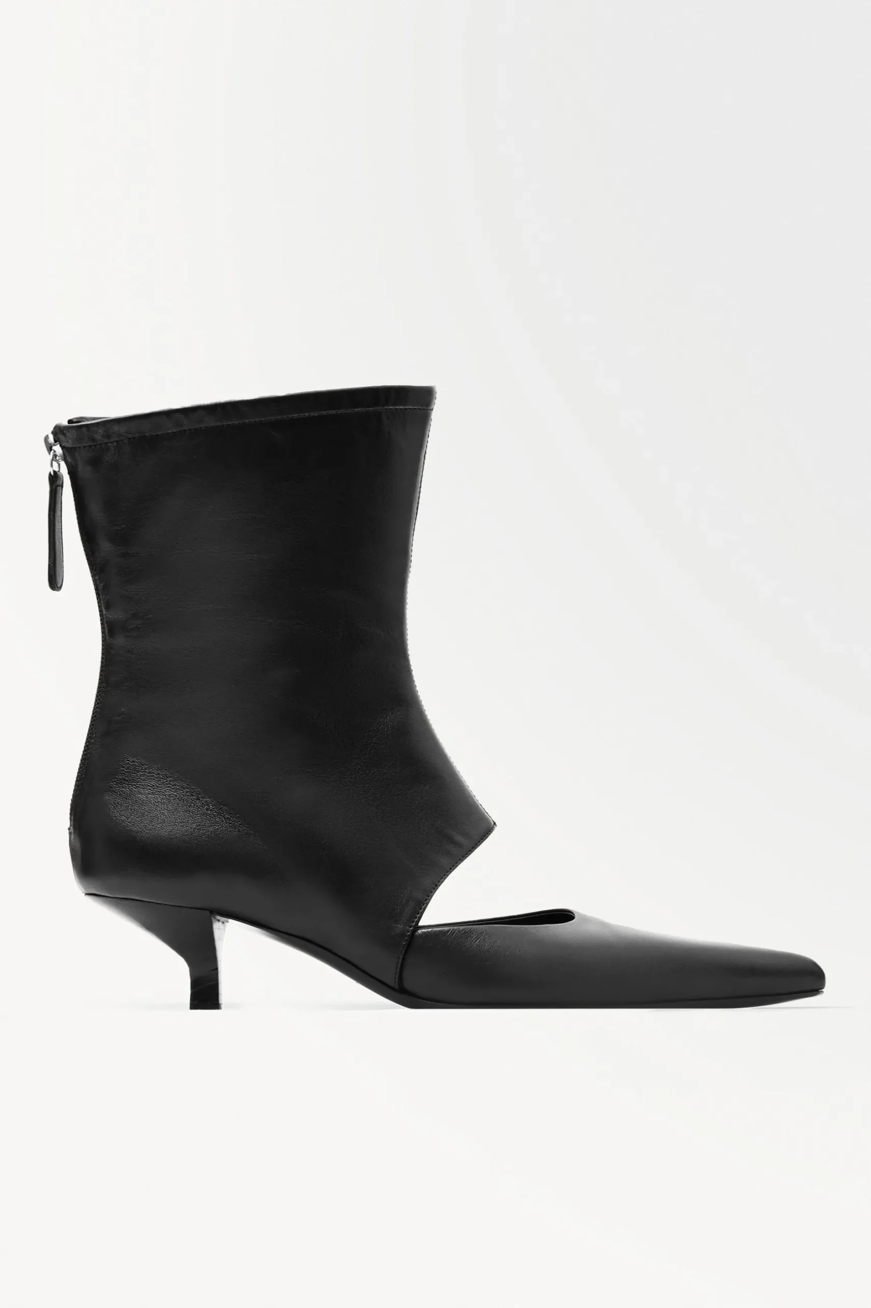 Fashion COS SKARPETKOWE BOTKI NA OBCASIE TYPU KACZUSZKA Czarny