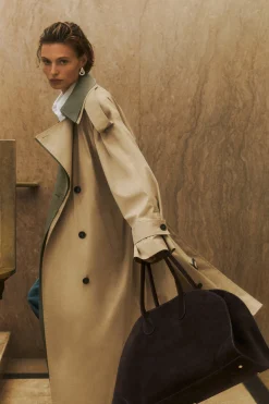 Hot COS SKÓRZANA TORBA STUDIO TYPU BOWLING BAG Ciemnobrązowyzamsz