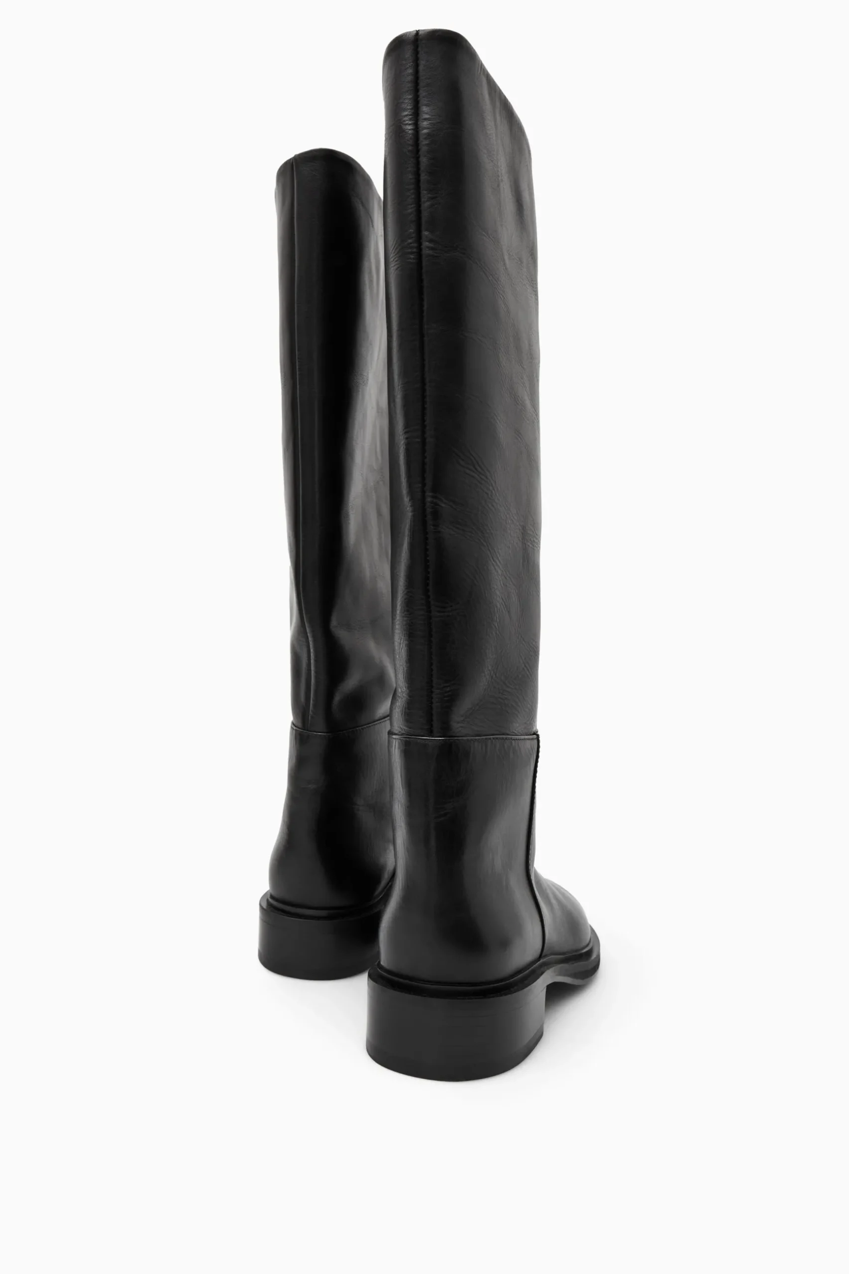Sale COS SKÓRZANE BUTY JEŹDZIECKIE Czarny