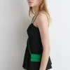 Fashion COS SKÓRZANE ETUI NA KARTY TYPU CROSSBODY Zielony