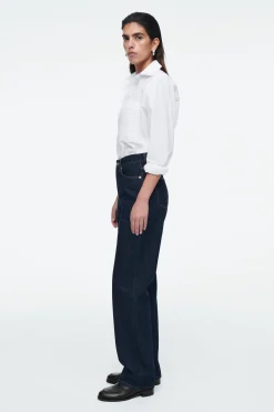 Fashion COS SKÓRZANE MOKASYNY PENNY Z ZASZEWKAMI Czarny