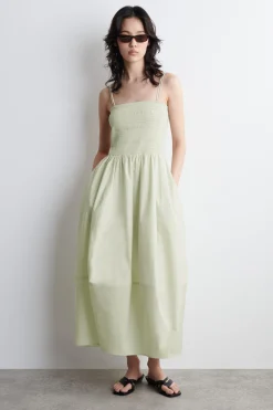 Discount COS SMOCKED MIDI DRESS