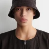 Outlet COS SŁOMKOWY KAPELUSZ TYPU BUCKET Brązowy