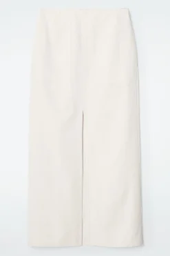 New COS SPÓDNICA MAXI Z DIAGONALU Z LNEM W STYLU UTILITY