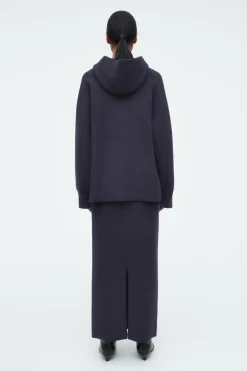Discount COS SPÓDNICA MAXI Z DWUSTRONNEJ MIESZANKI Z WEŁNĄ