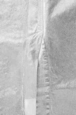 Fashion COS SPÓDNICA MAXI Z POWLEKANEGO DENIMU