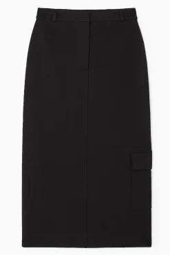 Fashion COS SPÓDNICA MIDI CARGO