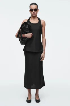 New COS SPÓDNICA MIDI Z LNEM