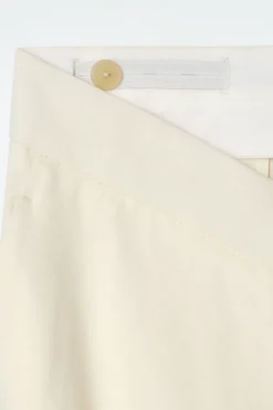 Fashion COS SPÓDNICA OŁÓWKOWA Z LNEM