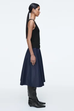 Clearance COS SPÓDNICA Z DENIMU Z EFEKTEM WET LOOK
