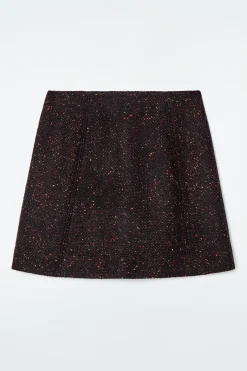 Sale COS SPÓDNICZKA MINI Z MIESZANKI ZAWIERAJĄCEJ WEŁNĘ