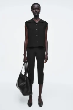 Fashion COS SPODNIE CAPRI