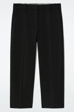 Best COS SPODNIE CAPRI Z WEŁNĄ