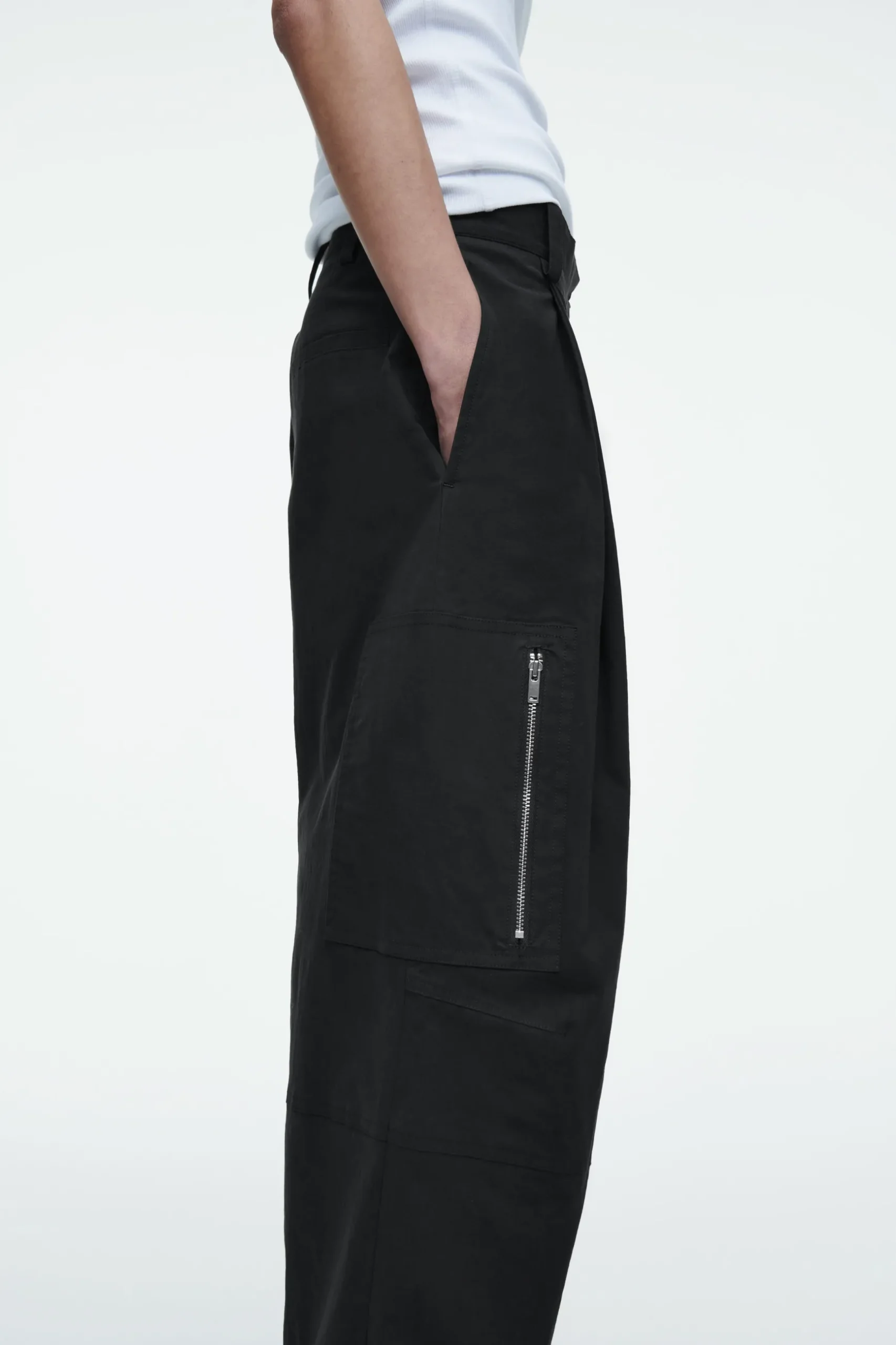 Fashion COS SPODNIE CARGO TYPU BARREL W STYLU UTILITY