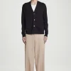 Hot COS SPODNIE CHINOS Z PROSTYMI NOGAWKAMI – RELAXED FIT Beżowy