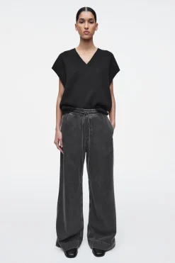 Fashion COS SPODNIE DŻINSOWE Z SZEROKIMI NOGAWKAMI
