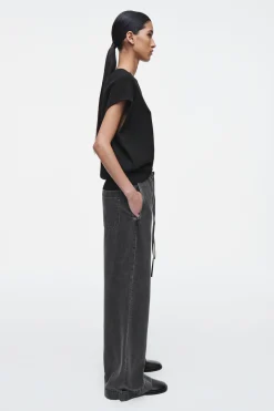 Fashion COS SPODNIE DŻINSOWE Z SZEROKIMI NOGAWKAMI
