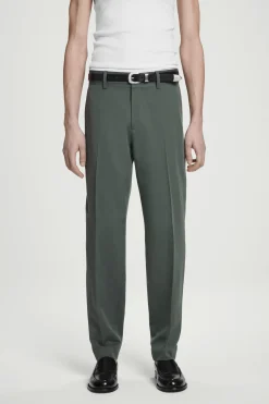 Clearance COS SPODNIE GARNITUROWE Z PROSTYMI NOGAWKAMI Ciemnozielony