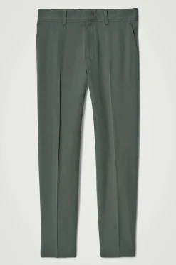 Clearance COS SPODNIE GARNITUROWE Z PROSTYMI NOGAWKAMI Ciemnozielony