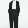 Sale COS SPODNIE TYPU BARREL W PRĄŻKI – RELAXED FIT