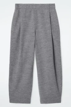 Clearance COS SPODNIE TYPU BARREL Z GOTOWANEJ MIESZANKI Z WEŁNĄ