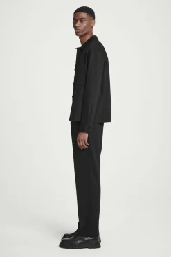 Clearance COS SPODNIE W PRĄŻKI Z ELASTYCZNĄ TALIĄ – RELAXED FIT