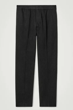 Clearance COS SPODNIE W PRĄŻKI Z ELASTYCZNĄ TALIĄ – RELAXED FIT