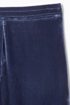 Online COS SPODNIE Z AKSAMITU ZAWIERAJĄCEGO JEDWAB
