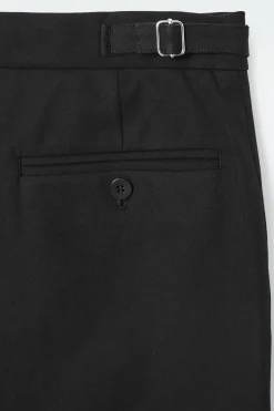 Hot COS SPODNIE Z BAWEŁNY ZE STRECZEM – REGULAR FIT