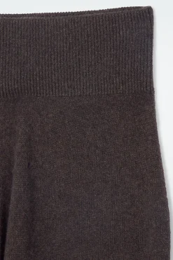 Discount COS SPODNIE Z CZYSTEGO KASZMIRU Z SZEROKIMI NOGAWKAMI