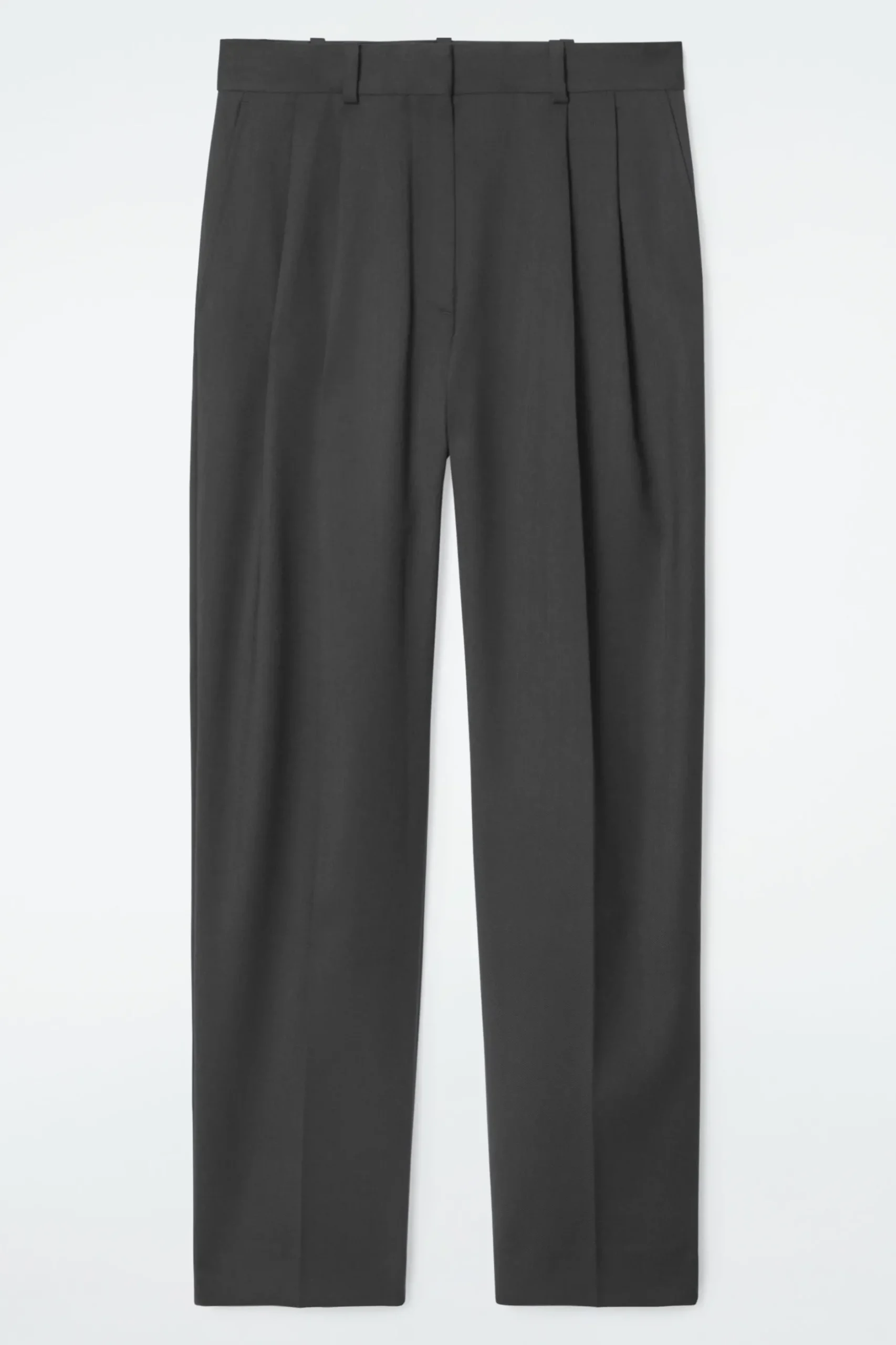 New COS SPODNIE Z MIESZANKI Z WEŁNĄ – SLIM FIT