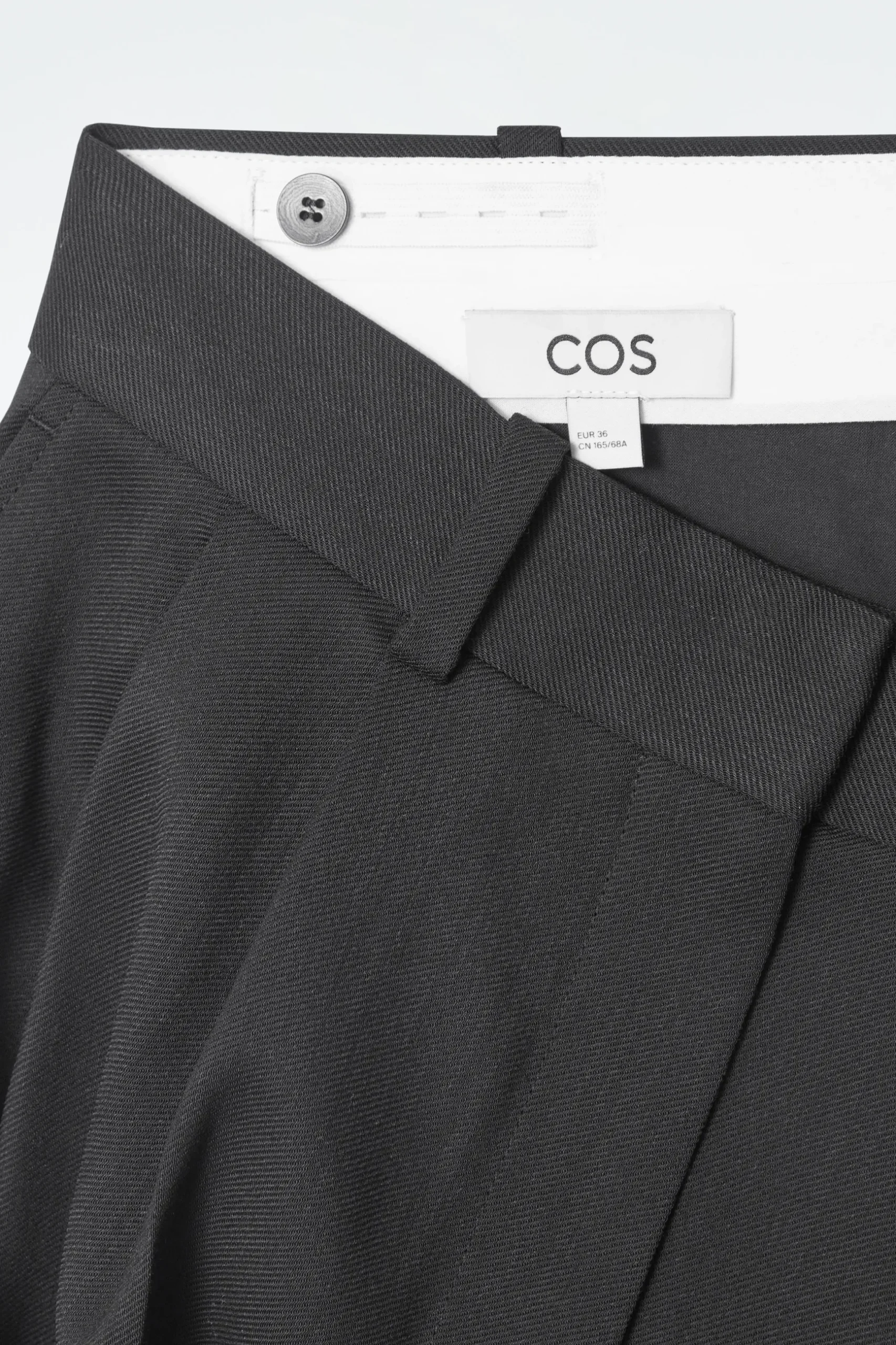 New COS SPODNIE Z MIESZANKI Z WEŁNĄ – SLIM FIT