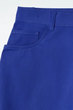 Outlet COS SPODNIE Z NOGAWKAMI TYPU BARREL Z BAWEŁNY